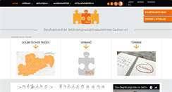 Desktop Screenshot of bvg-sachsen.de