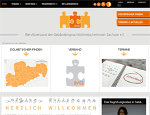 Tablet Screenshot of bvg-sachsen.de